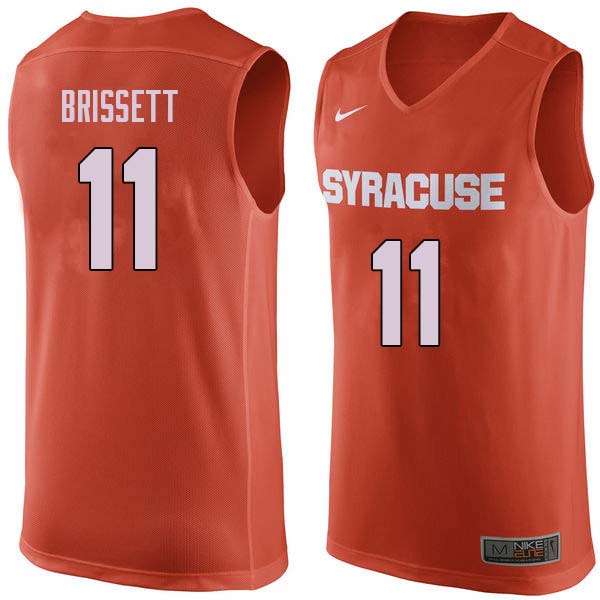 Men #11 Oshae Brissett Syracuse Orange College Basketball Jerseys Sale-Orange